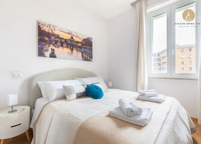 Apartament Giglio Dome View - St Peter View, 300mt To Metro A, Vatican City, A-c